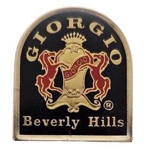 Giorgio Beverly Hills Perfume Crest Logo Lapel Pin, J83